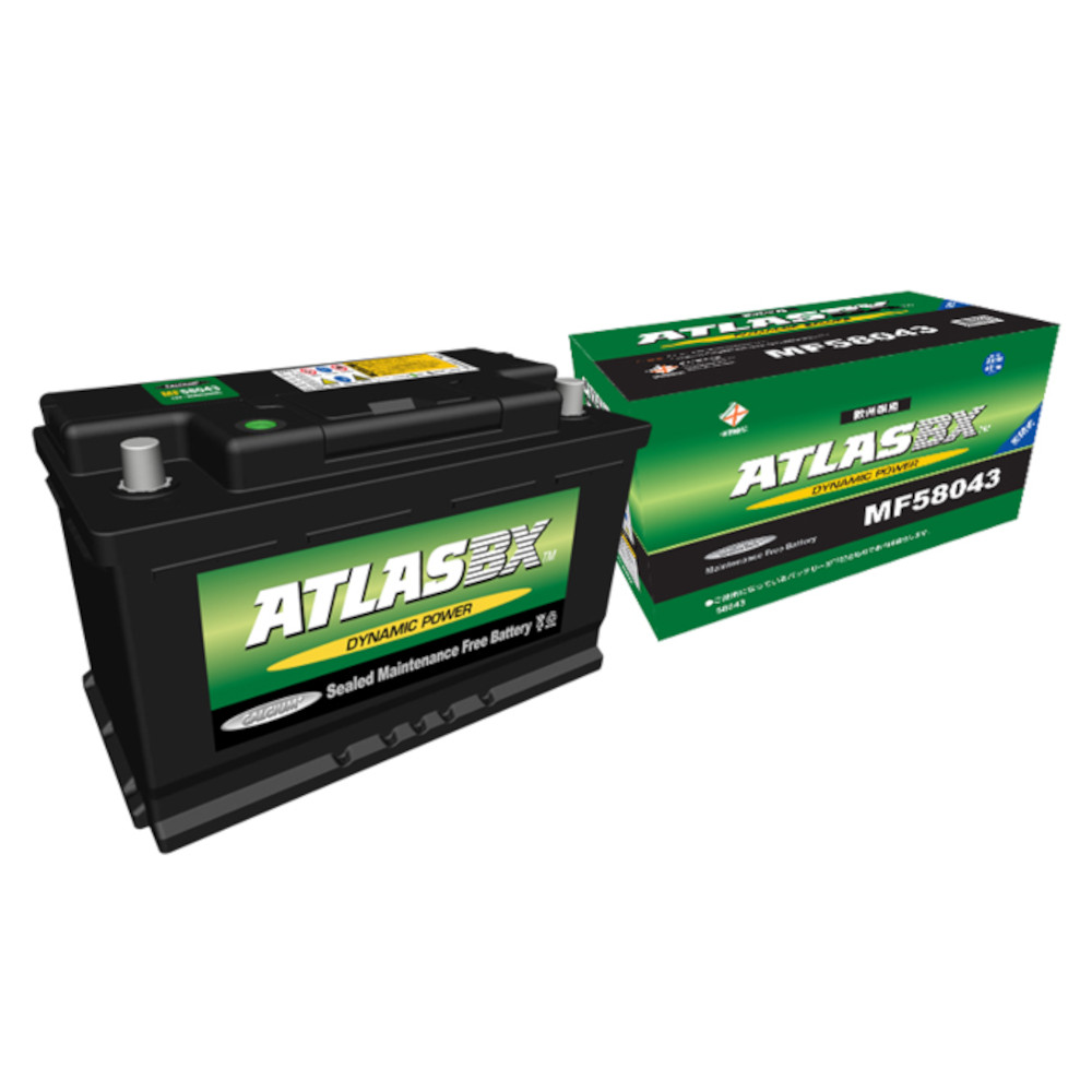 ATLAS 欧州車用バッテリー ATLAS BX LN4/L4 MF58043｜宇佐美鉱油の総合 