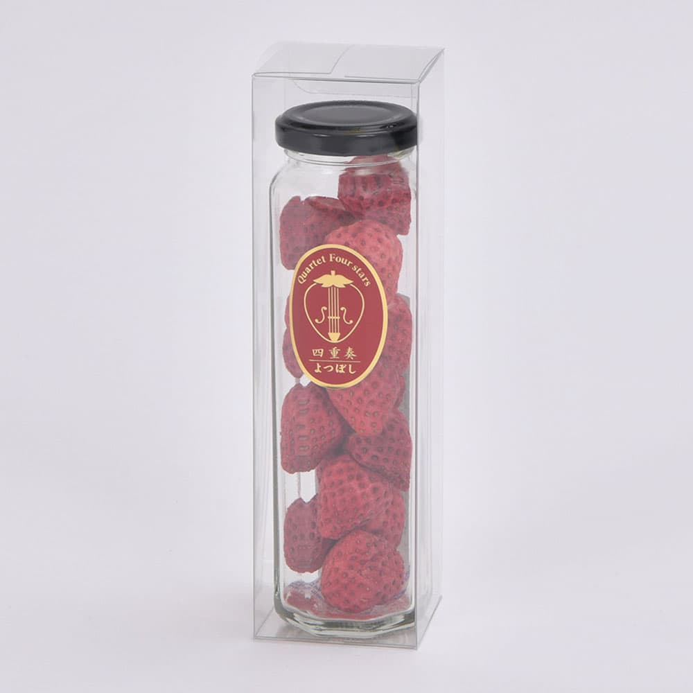 よつぼしいちご100％】フリーズドライ苺 四重奏 1本 プレゼント 丸進