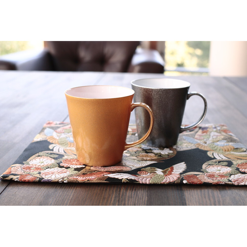 【マグカップからキュン】丸モ高木陶器 ペアマグカップ コーヒー 紅茶 ブルーとピ