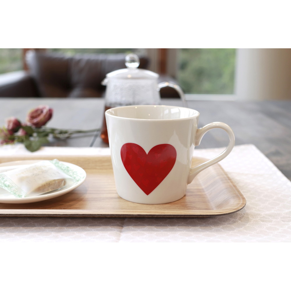 丸モ高木陶器 温感マグ ハートに包まれるマグカップ NB ラッピング有