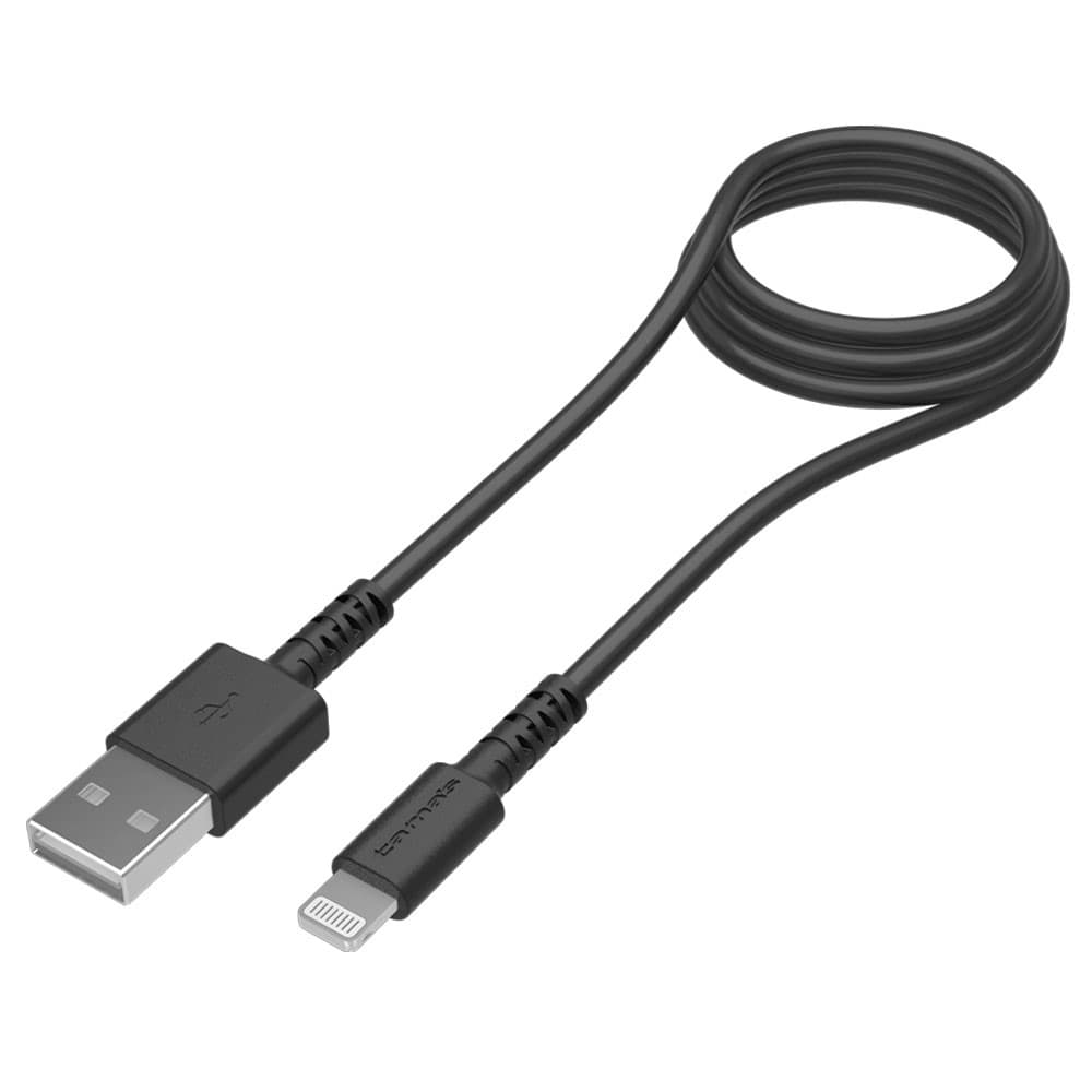 多摩電子 USB-A to Lightningケーブル ロングライフ 1.0m ブラック