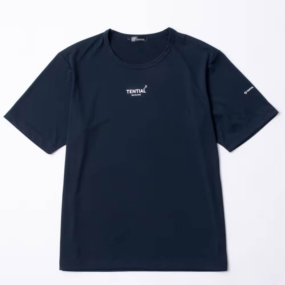 TENTIAL リカバリーウェア BAKUNE Dry 半袖Tシャツ L ネイビー｜宇佐美