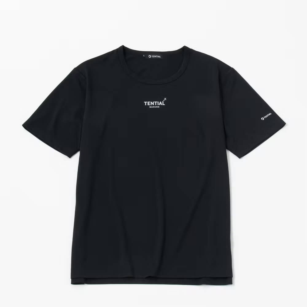 TENTIAL リカバリーウェア BAKUNE Dry 半袖Tシャツ L ブラック｜宇佐美