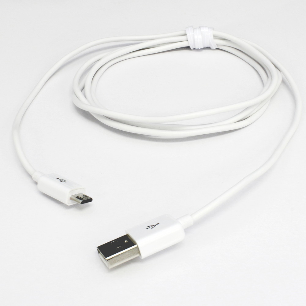 クオリティトラストジャパン マイクロUSBケーブル 1.5m ホワイト QX