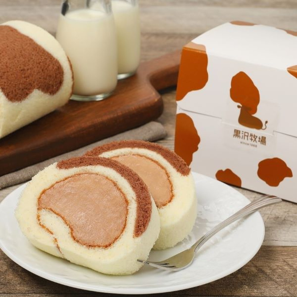 黒沢牧場 牛柄ジャージーチョコロールケーキ 16cm｜うさマートジャパン