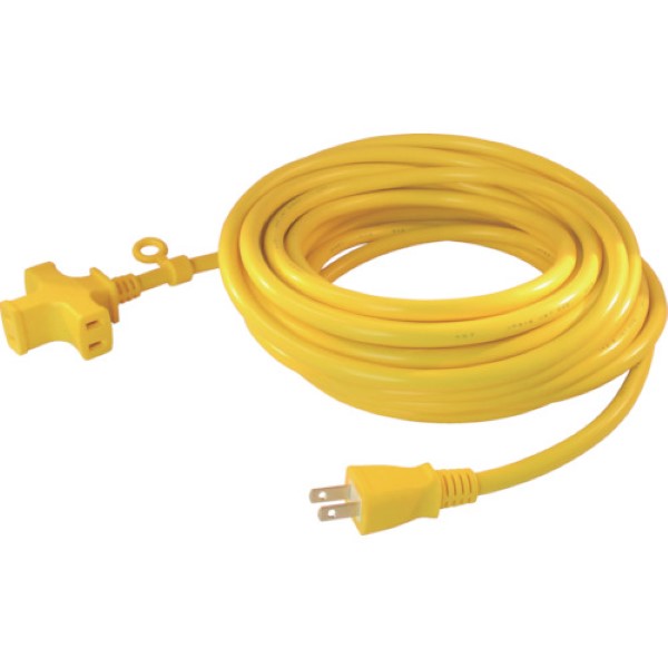 トライアングルマルチタップ 10m 黄 VCTM-10Y｜宇佐美鉱油の総合通販