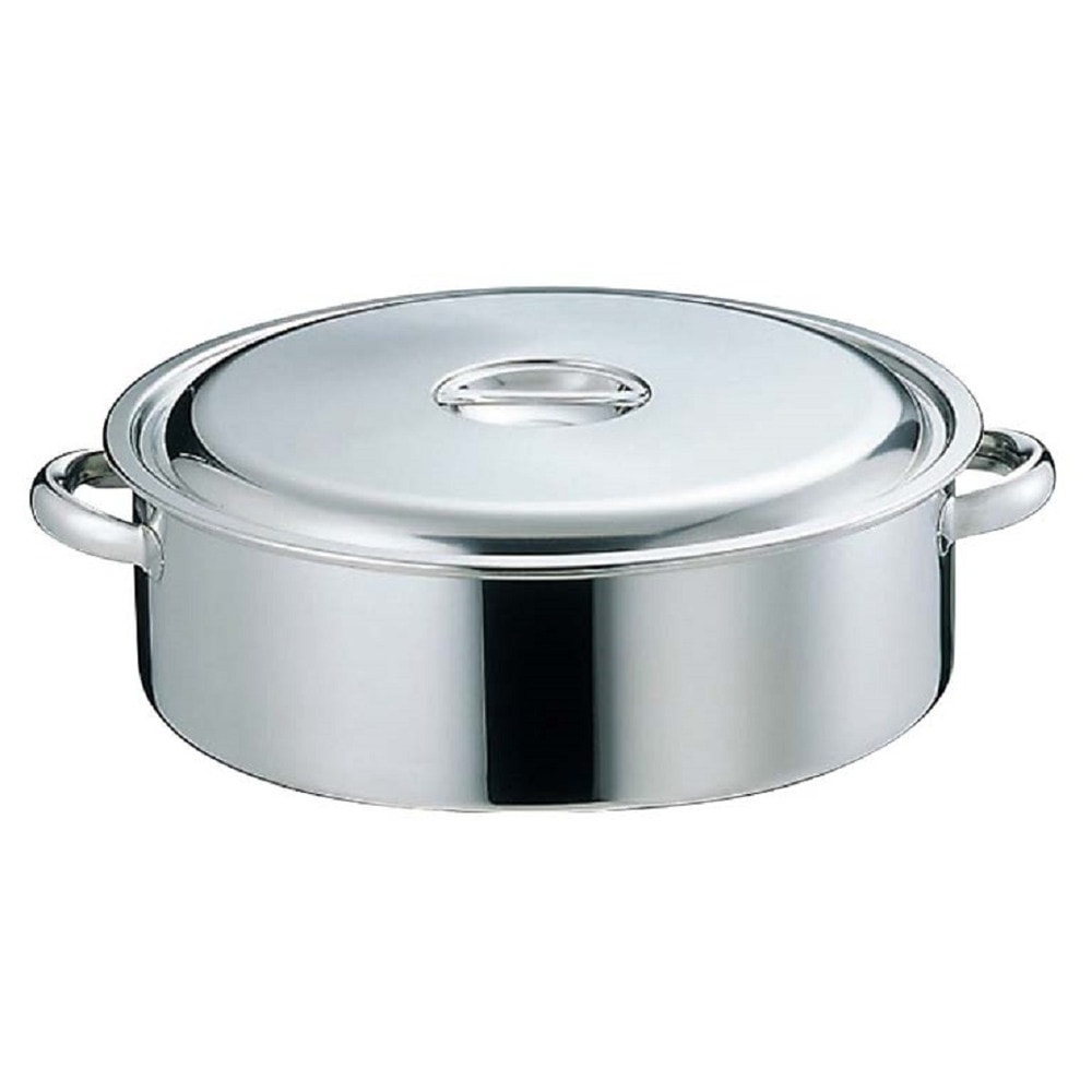 EBMモリブデンジⅡ寸胴鍋目盛付33蓋有メッシュザル落蓋3点‼️SALE中 EBMモリブデンジⅡ寸胴鍋目盛付33蓋有メッシュザル落蓋3点