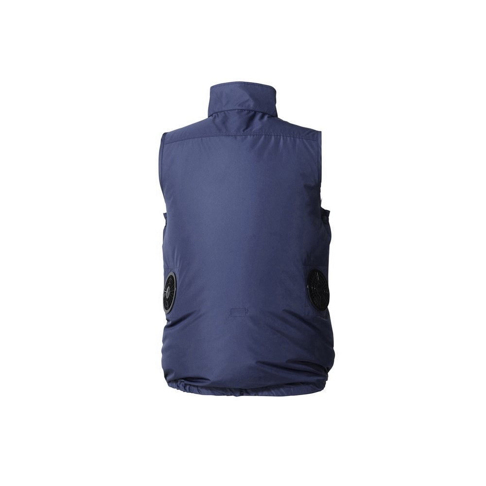空調服 KU91830 ベスト ネイビー Lサイズ 新品　フルセット 空調服 ベスト ウェアのみ ネイビー 4L KU91830｜うさマートジャパン