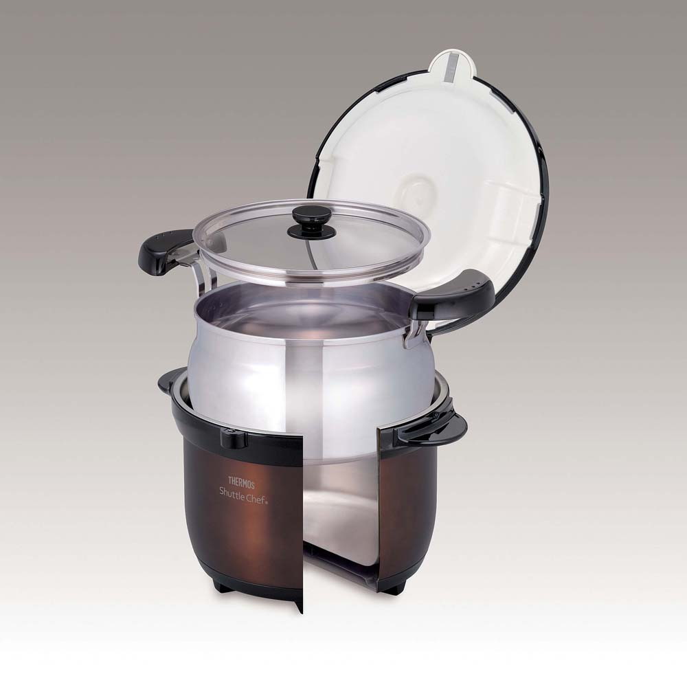 サーモス 真空保温調理器 シャトルシェフ 3.0L クリアステンレス KBG
