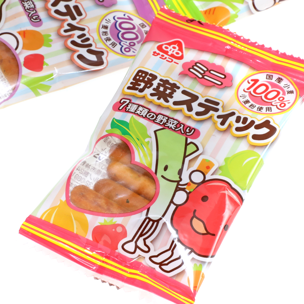 ミニ野菜スティック 10.5g×5連【15個入】｜うさマートジャパンサービス