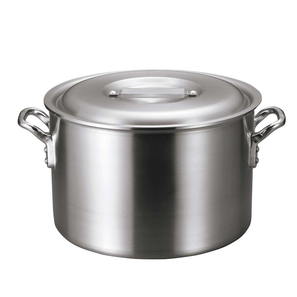 アルミ フッ素バリックス 半寸胴鍋 45cm 蓋無