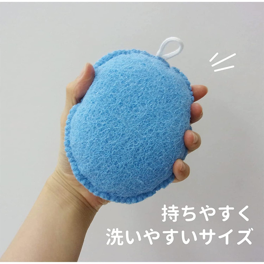〔120個セット〕 ボディスポンジ お風呂グッズ 約幅9.5cm ブルー ヒモ付 nice feeling ヘチマボール 浴室 風呂 バスグッズ 120個セット〕 ボディスポンジ お風呂グッズ 約幅9.5cm ピンク ヒモ付