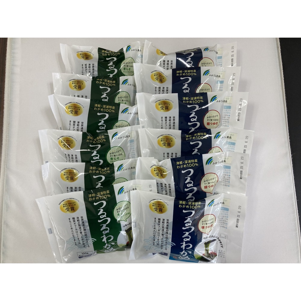 ふかうら食品 つるつるわかめタレ付 12食入｜うさマートジャパン