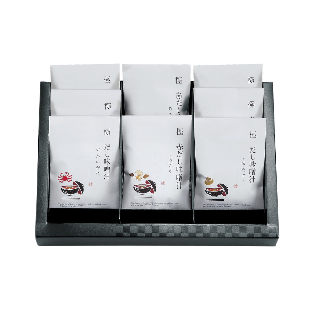 匠菴謹製 極だし Premium 海鮮の具入りお味噌汁 5種8食入｜うさマート