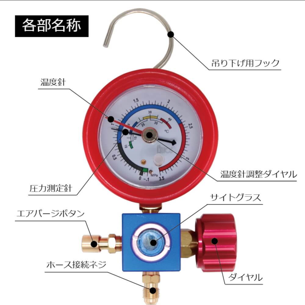 ETHOS 高圧専用簡易エアコンガスチェッカー 134a用｜宇佐美鉱油の総合通販サイトうさマート
