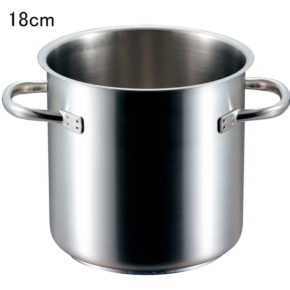 PADERNO パデルノ 18-10寸胴鍋 （蓋無）／１００１−２２ - 寸胴鍋