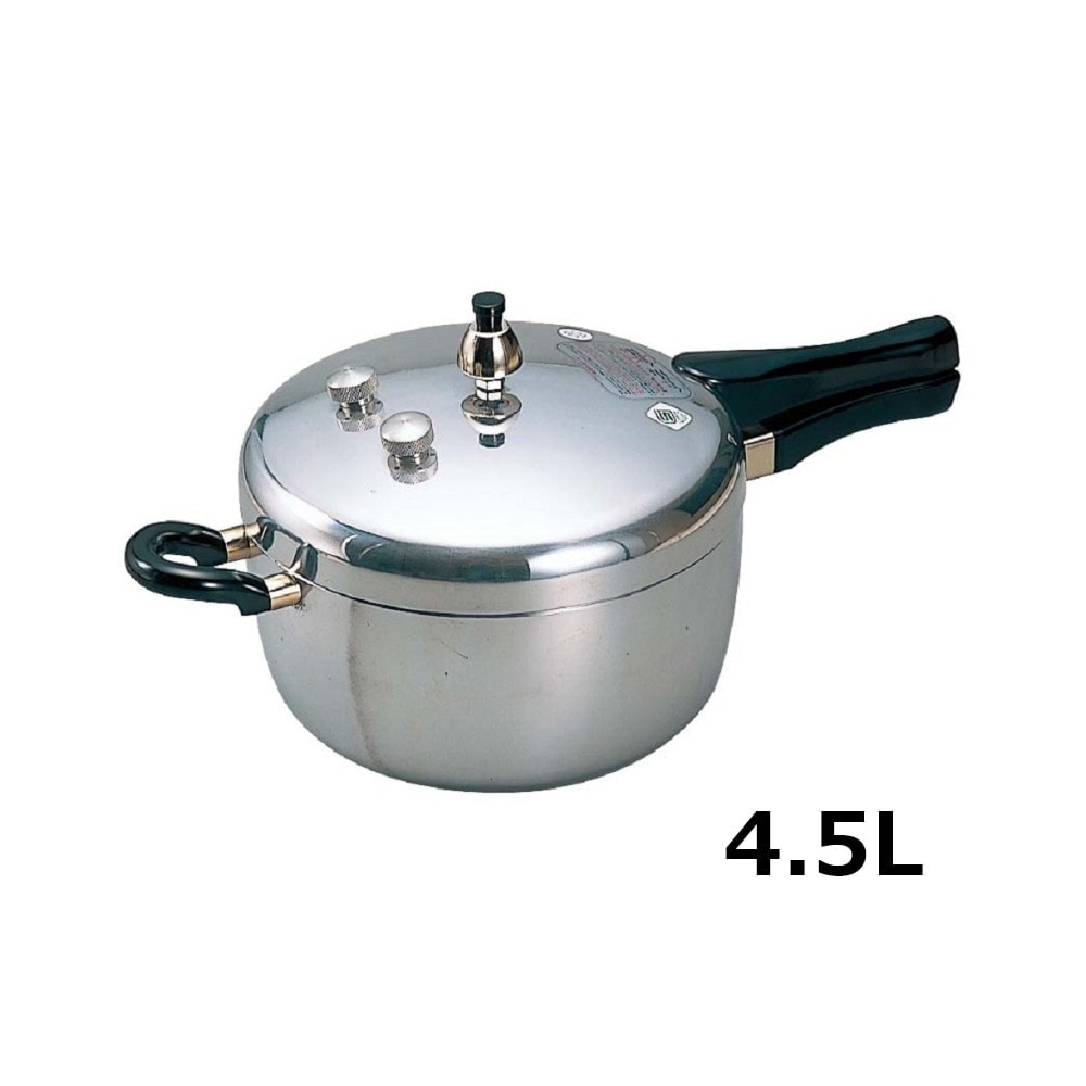 ヘイワ アルミ 片手 圧力鍋 4.5L PC-45A｜うさマートジャパンサービス 