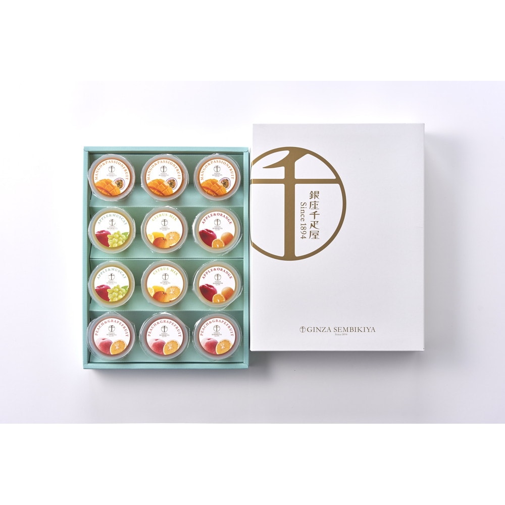 銀座千疋屋 銀座フルーツジュレ 5種12個入｜うさマートジャパン