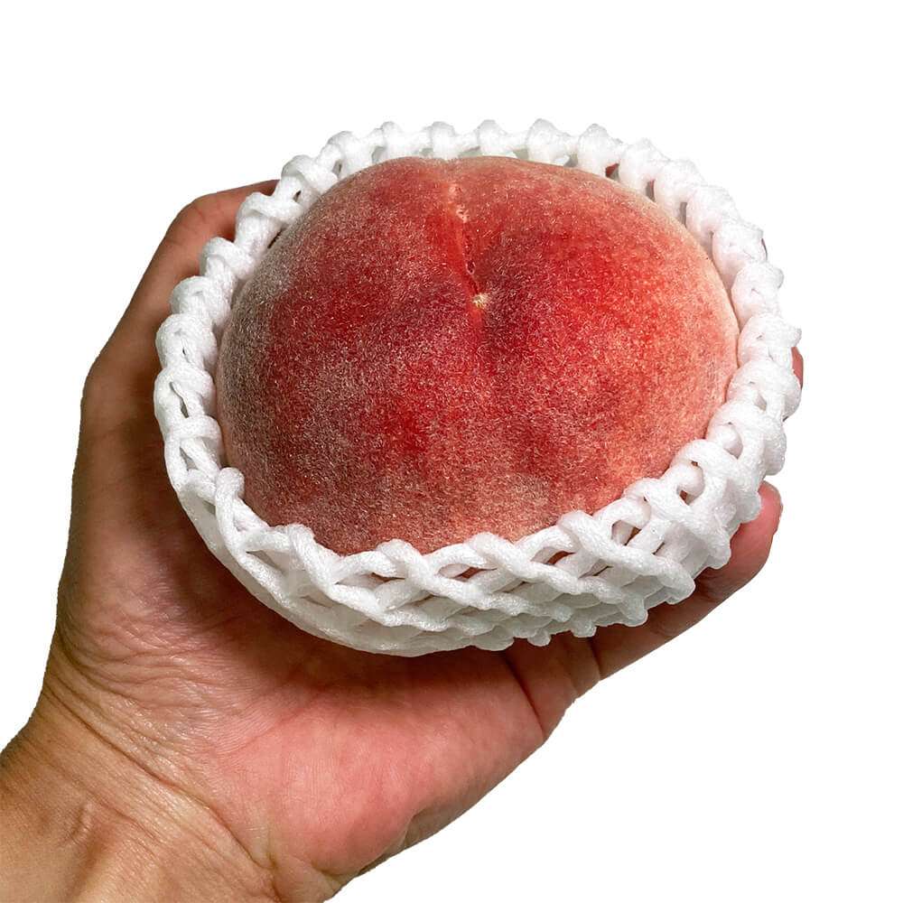 お値打ち品】桃 山梨県産 約2.4kg 品種色々 2箱セット 10玉～14