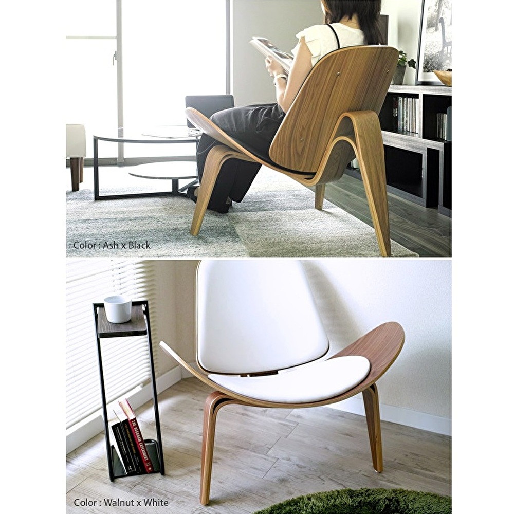 ウィルリミテッド ボートチェア ウォールナットホワイト CH-07WNWH