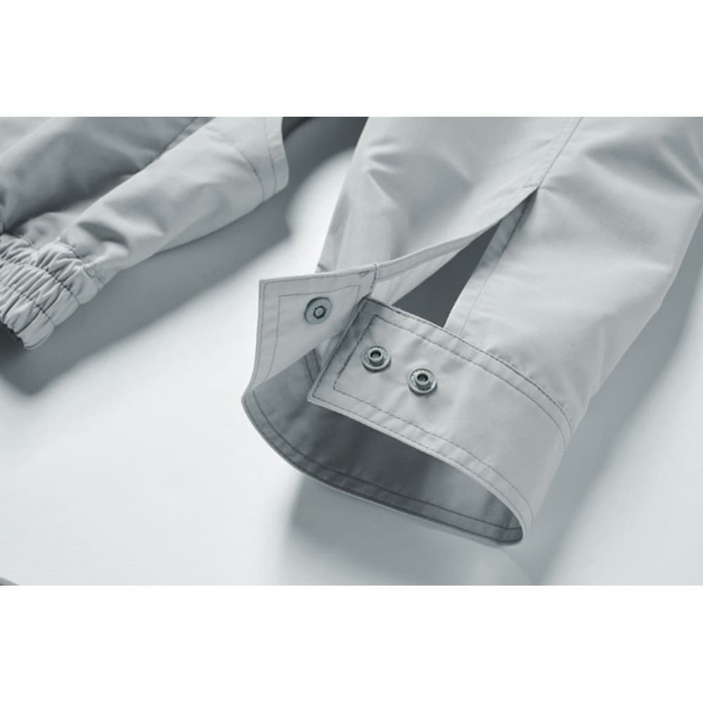 空調服 長袖ブルゾン(横ファン) シルバー M KU92030｜うさマート