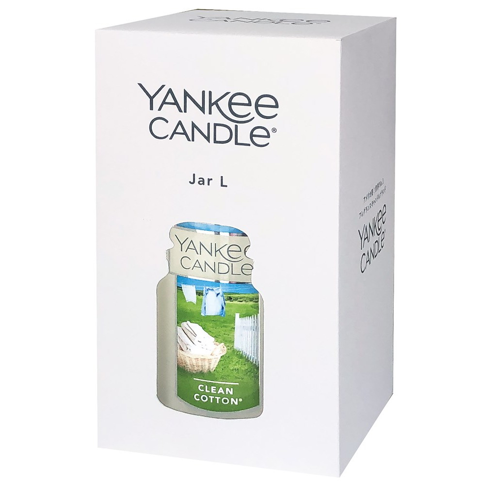 YANKEE CANDLE ジャーL クリーンコットン｜宇佐美鉱油の総合通販サイト