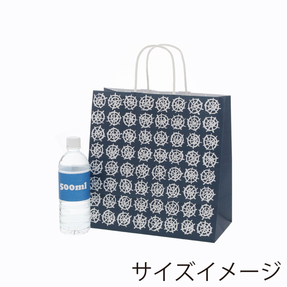 シモジマ HEIKO 紙袋 25チャームバッグ 25CB 和風 50枚×4袋 200