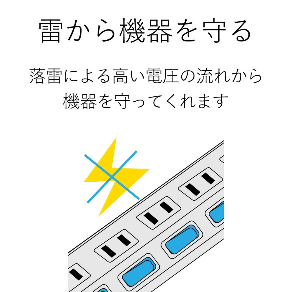 抜け止めマグネット雷タップ T-Y3A-3720WH｜宇佐美鉱油の総合通販