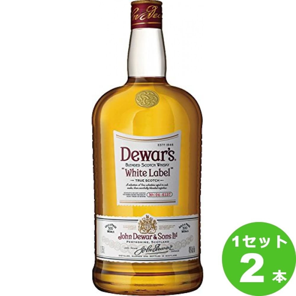 デュワーズ ホワイトラベル40° 1750ml×2本｜宇佐美鉱油のギフトサイト 