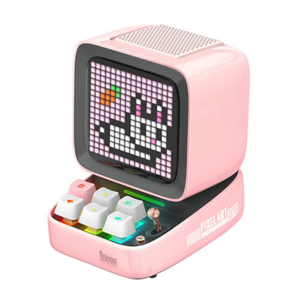 FOX Divoom Ditoo Pro レトロ ピクセル アート Bluetooth スピーカー 90100058207  ピンク｜宇佐美鉱油の総合通販サイトうさマート