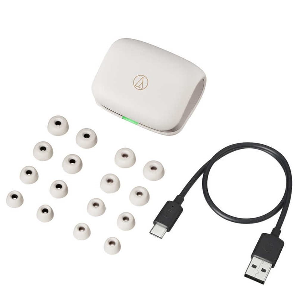 オーディオテクニカ ワイヤレスイヤホン リッチホワイト ATH-TWX7 WH  