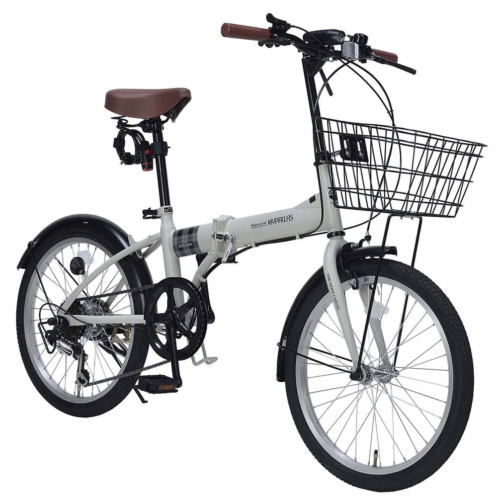池商 折畳自転車20インチ 6段ギア オールインワン MF205 アイス