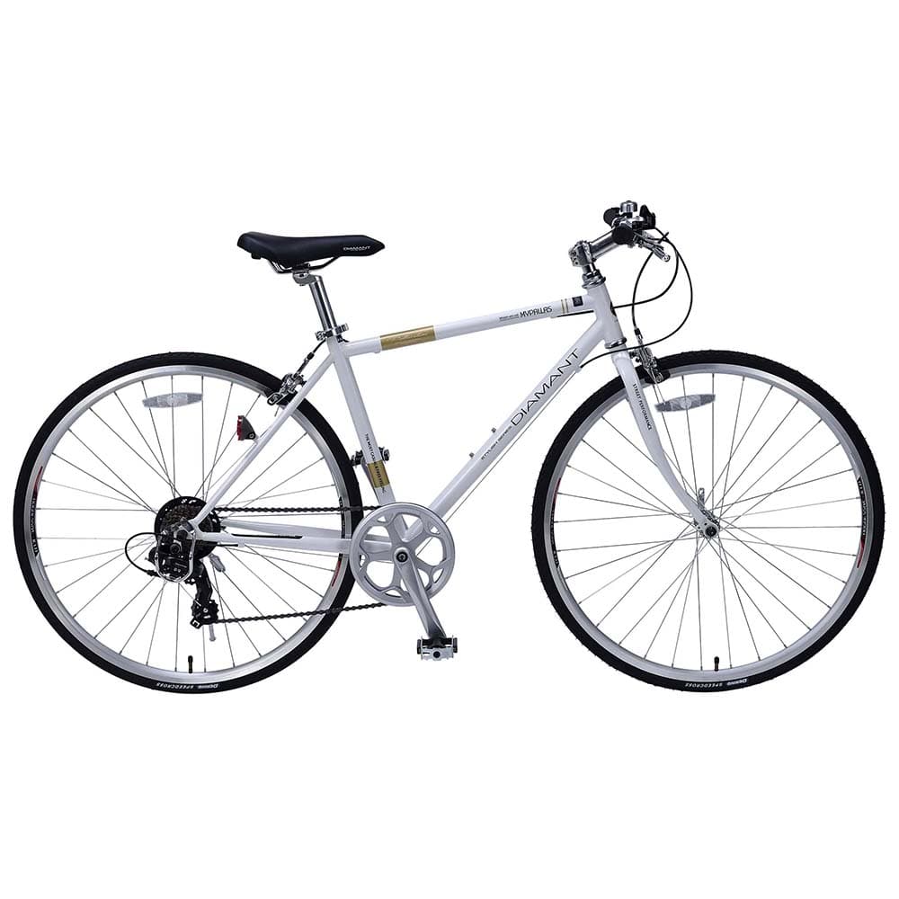 macce クロスバイク ギア合計21段変速 自転車 白 未使用品 - クロスバイク