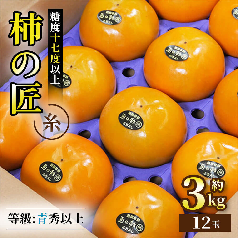 予約販売・11月下旬発送】【数量限定】岐阜県糸貫産 富有柿 柿の匠