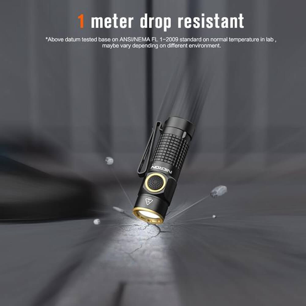 NICRON ポケットフラッシュライト 1200LM C1｜うさマート