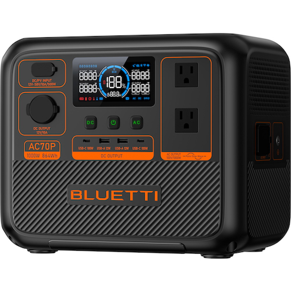 bluetti AC70 数回使用したのみ（BLUETTI JAPAN ポータブル電源