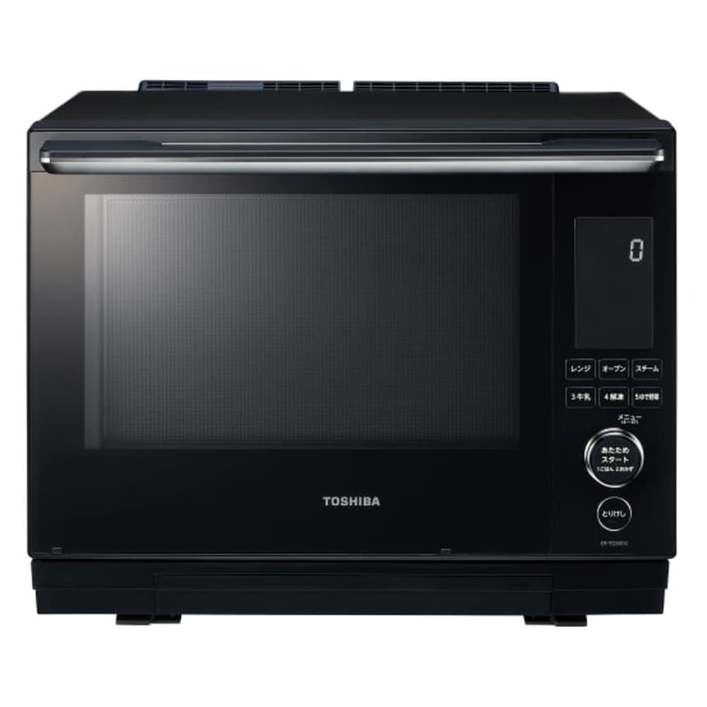 東芝 過熱水蒸気オーブンレンジ 石窯ドーム 30L グランブラック ER 