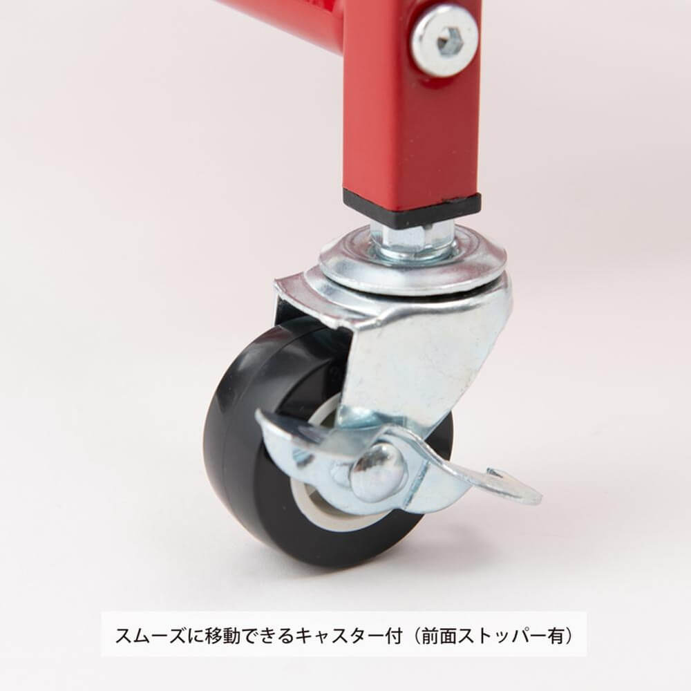 永井興産 マルチワゴン ROBUST NK-380 レッド｜うさマートジャパン