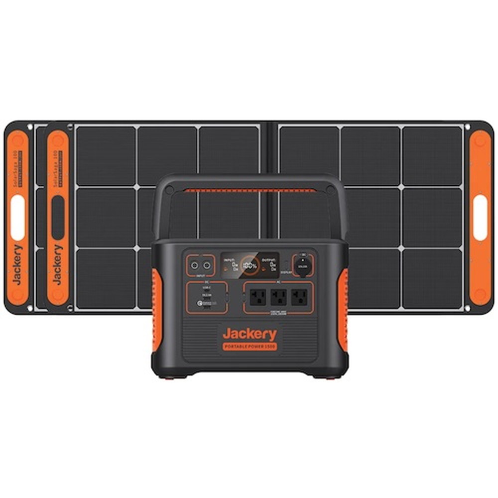 Jackery ポータブル電源1500 PTB152とSolarSageセット