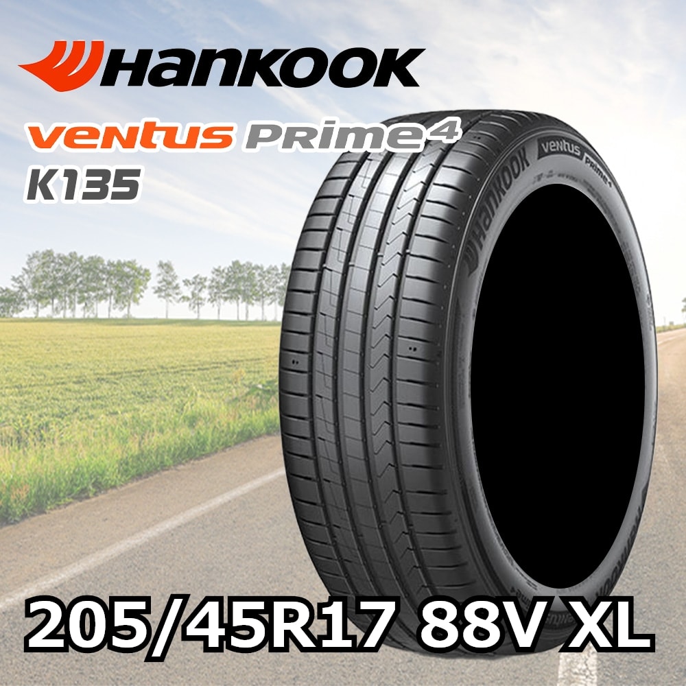 HANKOOK Ventus Prime4 K135 205/45R17 88V XL｜うさマートジャパン 