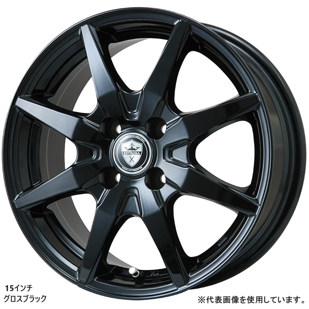 ELBE エステローザ EST-8S 15インチ 5.5J+42 4H PCD100 グロス