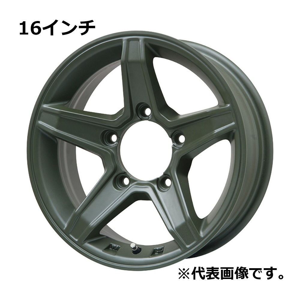 PREMIX エステラ 16インチ 5.5J+20 5H PCD139.7 オリーブ PREMIX エステラ 16インチ 5.5J+20 5H PCD139.7 オリーブ