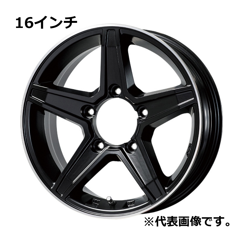 PREMIX エステラ 16インチ 5.5J+20 5H PCD139.7 マットブラック/リム