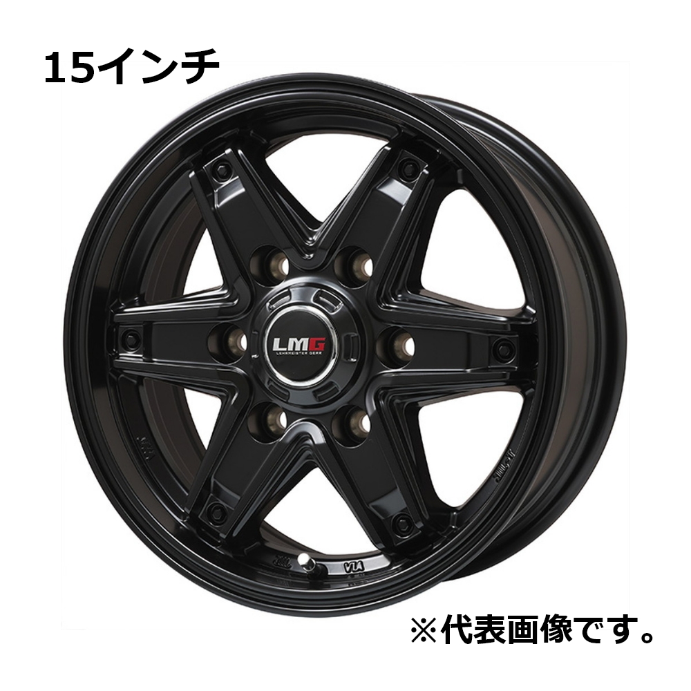 LEHRMEISTER LMG-ETNA 15インチ 6.0J+33 6H PCD139.7 マットブラック