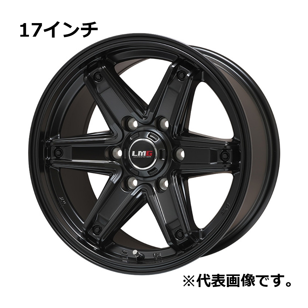 LEHRMEISTER LMG-ETNA 17インチ 8.0J+20 6H PCD139.7 マットブラック