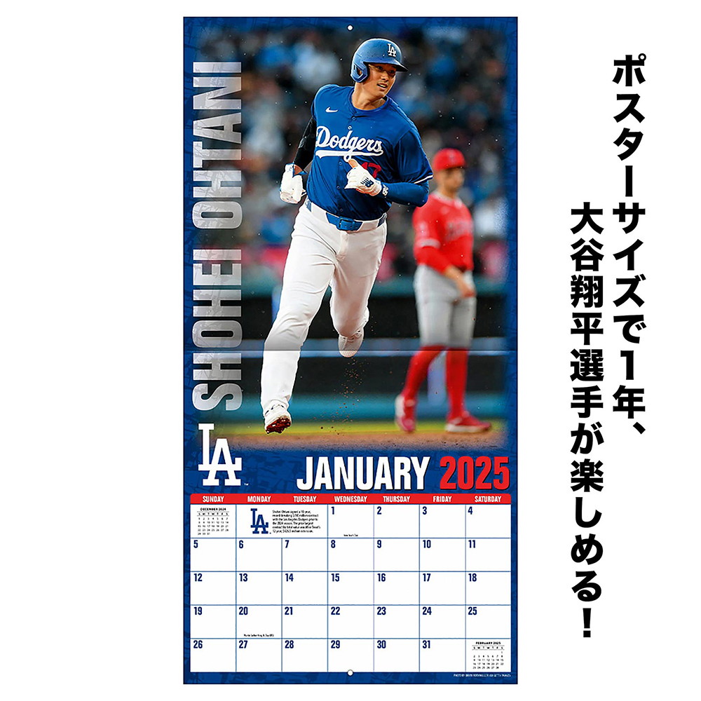 11月中旬から発送】2025年 大谷翔平 壁掛けカレンダー(輸入版MLB公式) ZB-06652｜宇佐美鉱油の総合通販サイトうさマート