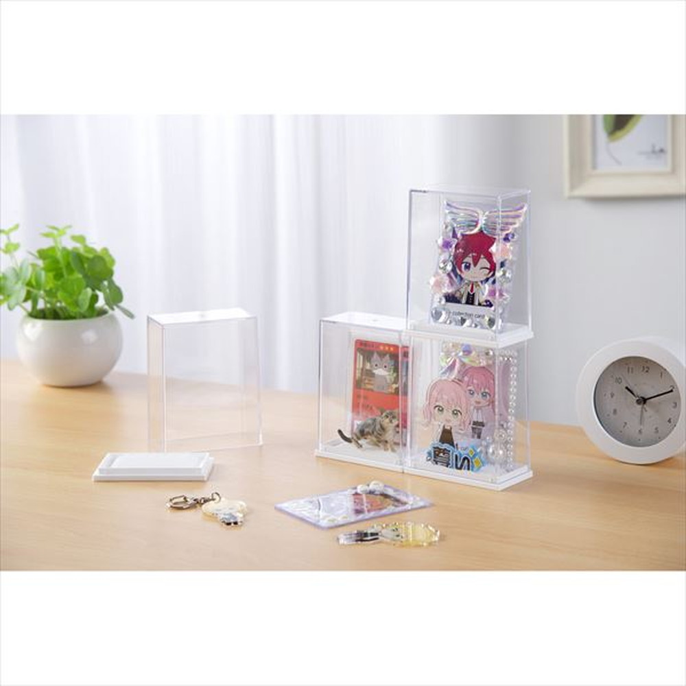 イノマタ化学 硬質カードケースディスプレイ ホワイト #3857｜うさ