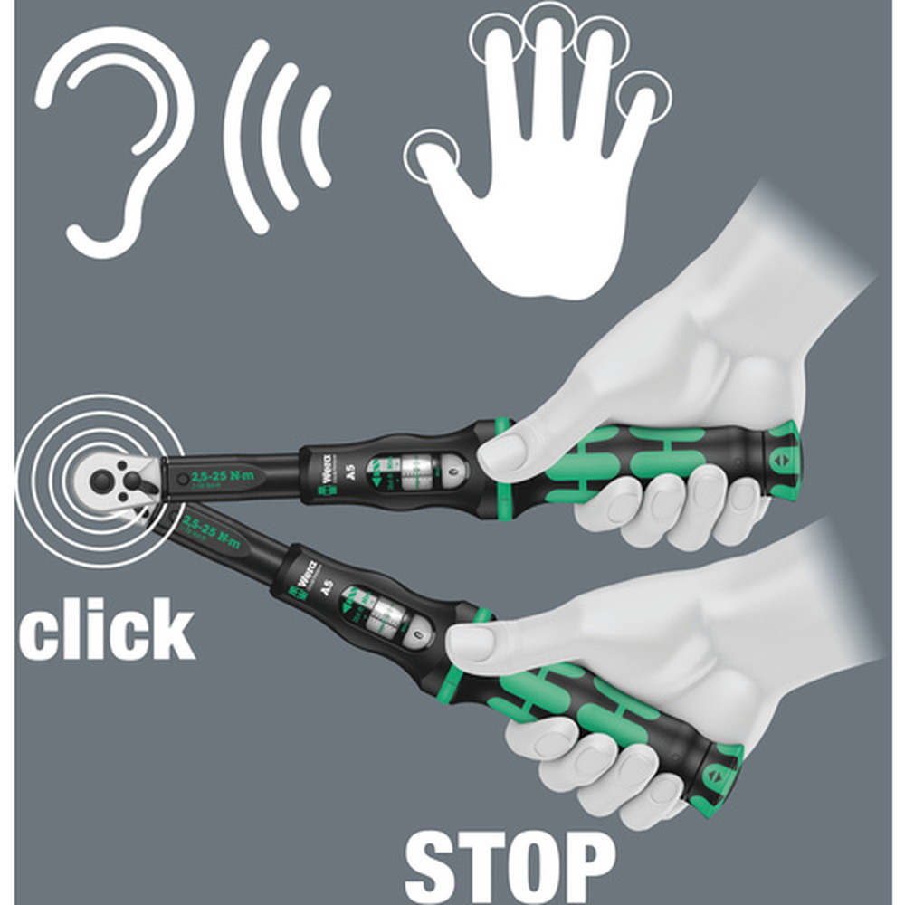 Wera C4 クリックトルクレンチ 60～300Nm 1/2 343967｜宇佐美鉱油の総合通販サイトうさマート