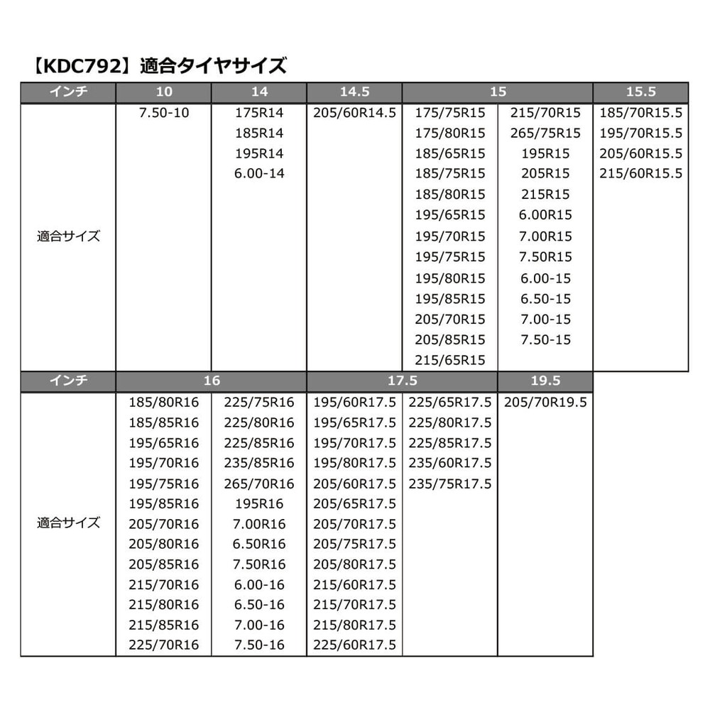 ヤマカワ 緊急脱出用ワンタッチチェーン スタンダード LT用 KDC792