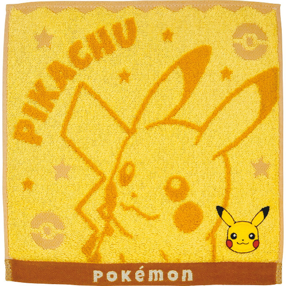 ポケモン タオルハンカチ ピカチュウ｜うさマートジャパンサービス株式